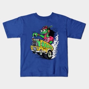 BANZAI SHORT BUS Kids T-Shirt